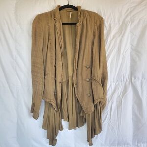 Free People Tan Jacket.  Sz S